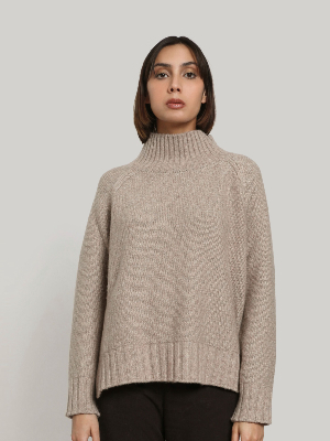 PULL COL CHEMINE EN LAINE OSLO