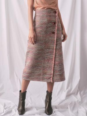 JUPE TWEED ROSALIE CUIVRE