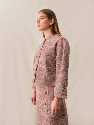 VESTE TWEED ROSALIE CUIVRE