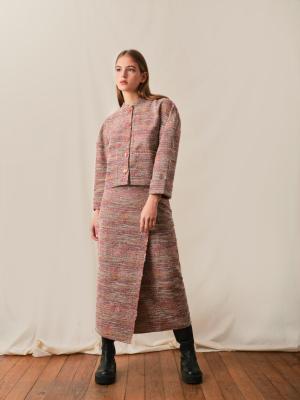 VESTE TWEED ROSALIE CUIVRE