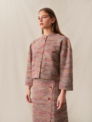 VESTE TWEED ROSALIE CUIVRE